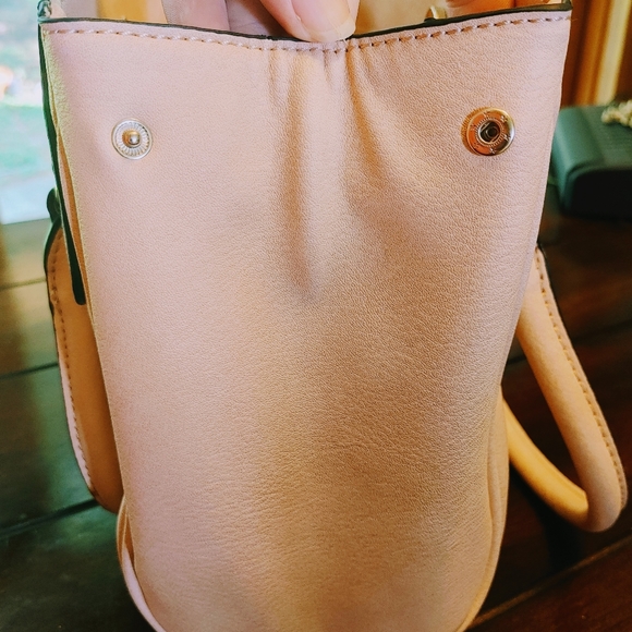.Blush Pink Satchel with Shoulder Strap - Picture 11 of 11